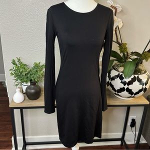 Theory Long Sleeve Bodycon Dress
